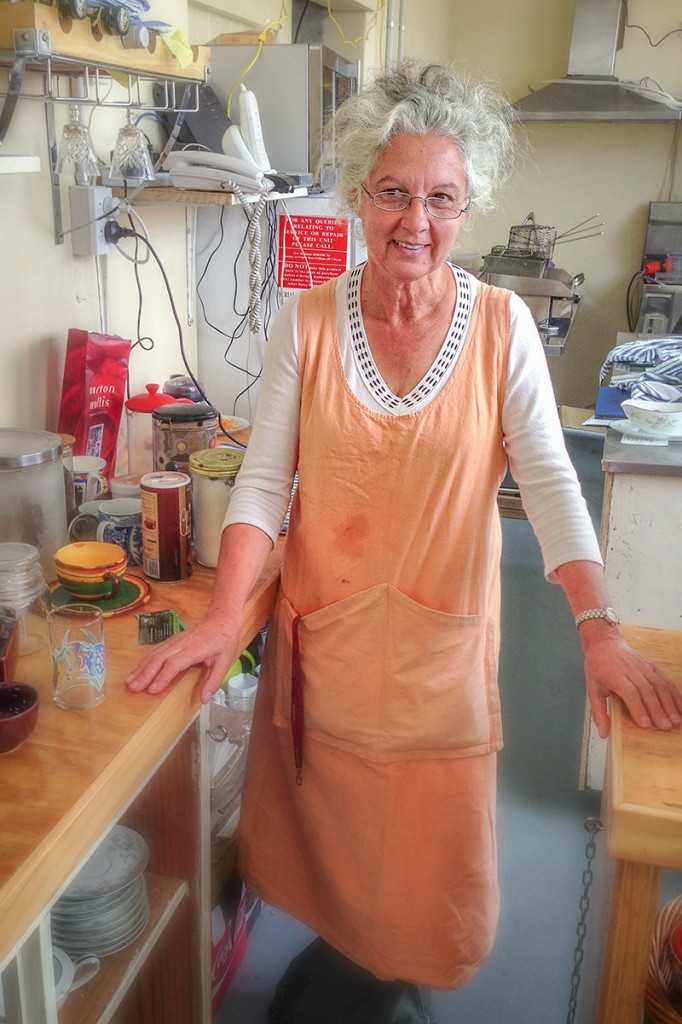 Christine in her kitchen at the DiPherenT Cafe