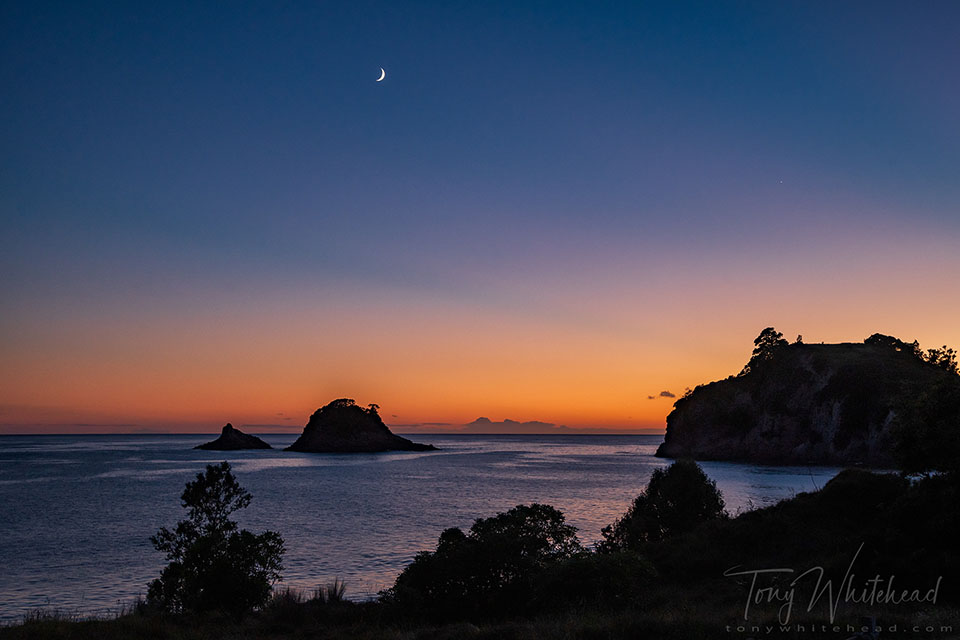 Image showing Hahei Sunrise - Nikon D850 RAW file processed in Lightroom