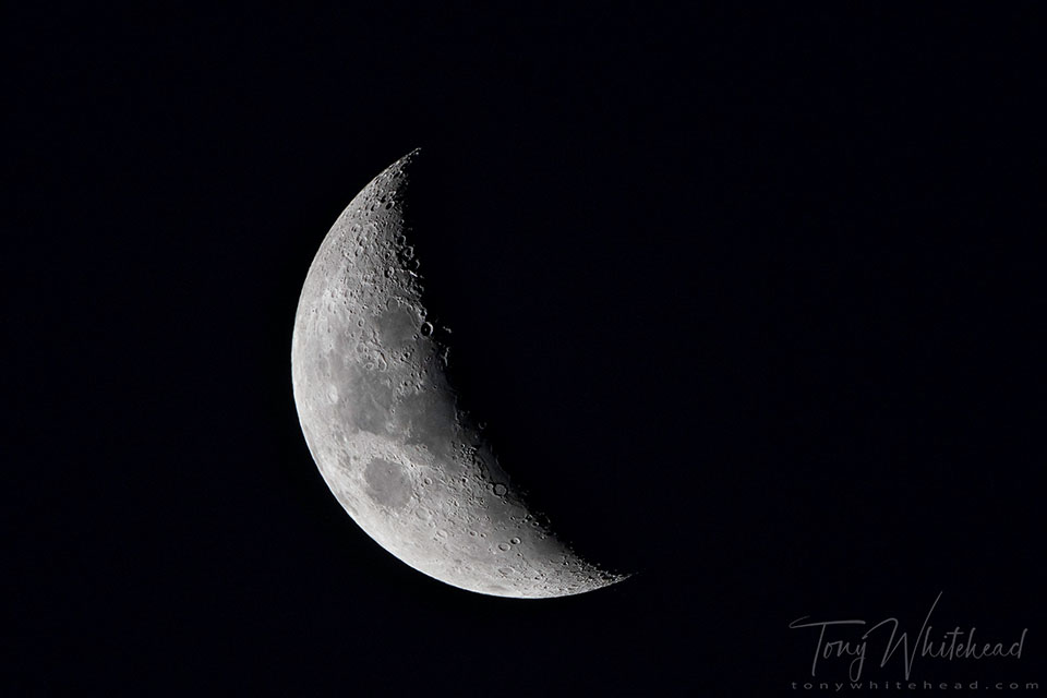 Photo of the Moon, Saturday 20 December 2020 photographed from Rotorua, New Zealand