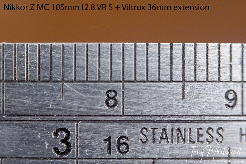 Macro Reproduction Ratios – Nikkor Z 105mm with Viltrox extension tubes